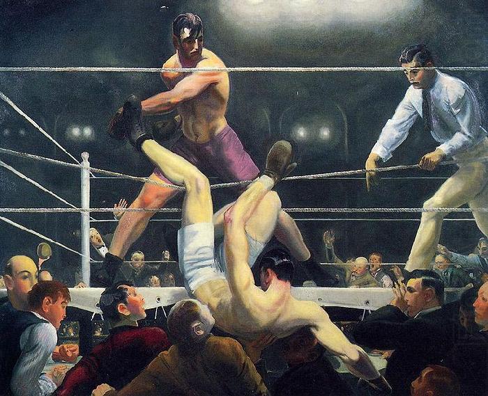 George Wesley Bellows Dempsey and Firpo china oil painting image
